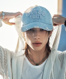 Guess | 【WEB限定】[GUESS/ゲス] ウォッシュドデニムキャップ(キャップ)