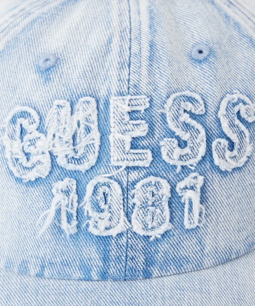 Guess（ゲス）の「【WEB限定】[GUESS/ゲス] ウォッシュドデニムキャップ（キャップ・レディース・ブルー・ONE SIZE）」の6枚目の写真