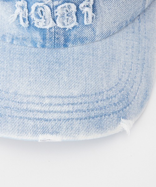 Guess（ゲス）の「【WEB限定】[GUESS/ゲス] ウォッシュドデニムキャップ（キャップ・レディース・ブルー・ONE SIZE）」の7枚目の写真