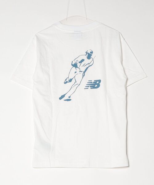 NEW BALANCE(ニューバランス)の「大谷翔平オールウェイズオンロゴ半袖Tシャツ(Tシャツ/カットソー・メンズ・ブラック/グレイッシュブルー/ホワイト・SMALL/XXX-LARGE/XX-LARGE/X-LARGE/LARGE/MEDIUM)」の16枚目の写真