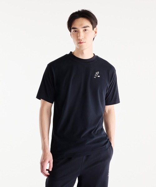 NEW BALANCE(ニューバランス)の「大谷翔平オールウェイズオンロゴ半袖Tシャツ(Tシャツ/カットソー・メンズ・ブラック/グレイッシュブルー/ホワイト・SMALL/XXX-LARGE/XX-LARGE/X-LARGE/LARGE/MEDIUM)」の1枚目の写真