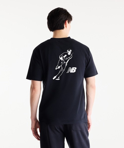 NEW BALANCE(ニューバランス)の「大谷翔平オールウェイズオンロゴ半袖Tシャツ(Tシャツ/カットソー・メンズ・ブラック/グレイッシュブルー/ホワイト・SMALL/XXX-LARGE/XX-LARGE/X-LARGE/LARGE/MEDIUM)」の8枚目の写真