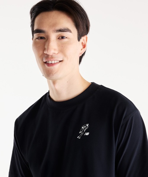NEW BALANCE(ニューバランス)の「大谷翔平オールウェイズオンロゴ半袖Tシャツ(Tシャツ/カットソー・メンズ・ブラック/グレイッシュブルー/ホワイト・SMALL/XXX-LARGE/XX-LARGE/X-LARGE/LARGE/MEDIUM)」の9枚目の写真