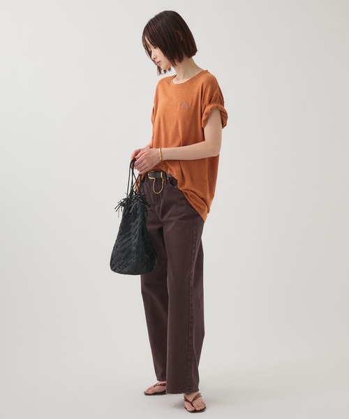upperhights(アッパーハイツ)の「【upper hights】NIE MID-RISE(デニムパンツ・レディース・ブラウン・23inch/25inch/24inch)」の9枚目の写真