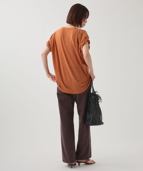 upperhights(アッパーハイツ)の「【upper hights】NIE MID-RISE(デニムパンツ・レディース・ブラウン・23inch/25inch/24inch)」の13枚目の写真