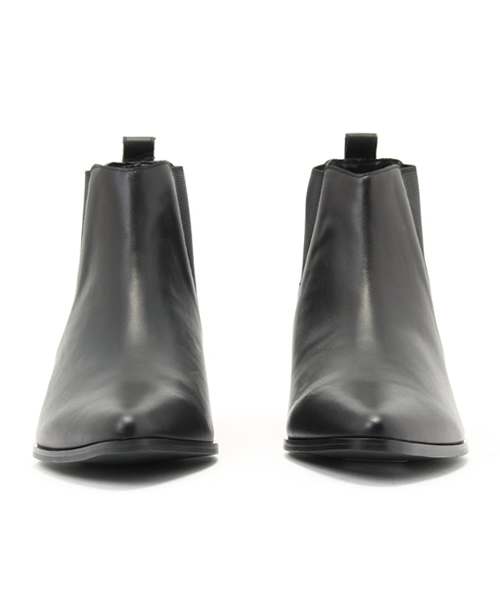 SLY（スライ）の「LEATHER WESTERN SHORT BOOTS（ブーツ・レディース・キャメル/ブラック・LARGE/SMALL/MEDIUM）」の6枚目の写真