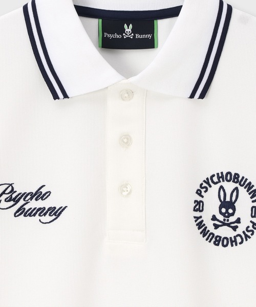 Psycho Bunny（サイコバニー）の「[GOLF]サークルロゴテック BUNNYポロシャツ（ポロシャツ・メンズ・ライラック/ブラック/ホワイト・MEDIUM/LARGE/X-LARGE）」の9枚目の写真