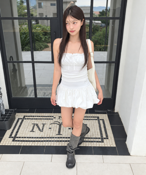 ZEROPLANET(ゼロプラネット)の「ノバレースチューブトップ ホワイト(Tシャツ/カットソー・レディース・その他・F)」の3枚目の写真