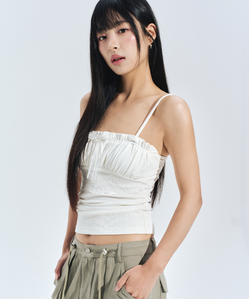 ZEROPLANET(ゼロプラネット)の「ノバレースチューブトップ ホワイト(Tシャツ/カットソー・レディース・その他・F)」の5枚目の写真
