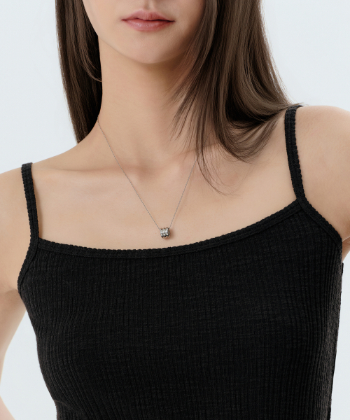 MUSINSA STANDARD WOMAN（ムシンサスタンダードウーマン）の「ウィメンズスラブリブトップカーディガンセット[ブラック]（カーディガン/ボレロ・レディース・その他・SMALL/MEDIUM/LARGE/X-SMALL）」の5枚目の写真