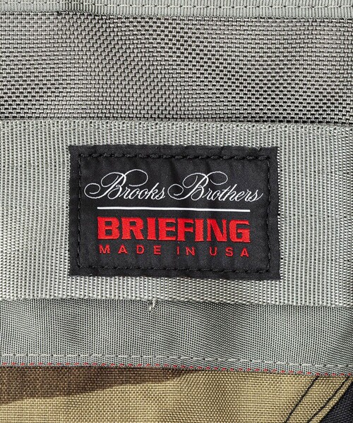 BRIEFING(ブリーフィング)の「Brooks Brothers×BRIEFING ユーティリティヘルメットバッグ(トートバッグ・メンズ・グレー/ネイビー・ONE SIZE)」の11枚目の写真