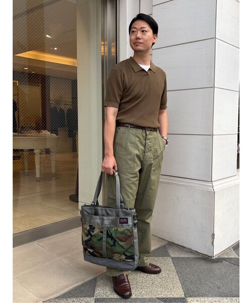 BRIEFING(ブリーフィング)の「Brooks Brothers×BRIEFING ユーティリティヘルメットバッグ(トートバッグ・メンズ・グレー/ネイビー・ONE SIZE)」の14枚目の写真