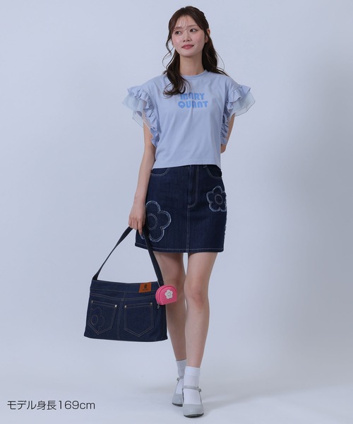 MARY QUANT(マリークワント)の「フリル袖 プルオーバー(Tシャツ/カットソー・レディース・ピンク/ブラック/ホワイト/ブルー・M)」の21枚目の写真