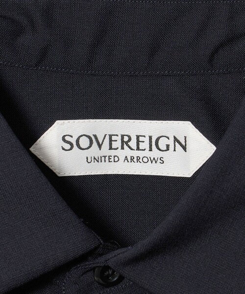 SOVEREIGN(ソブリン)の「<SOVEREIGN>フライフロントシャツ ヨコストレッチ(シャツ/ブラウス・メンズ・ネイビー/グレー系・L/M)」の12枚目の写真