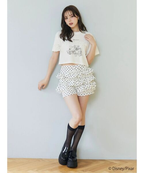 CALNAMUR（カルナムール）の「【TOY STORY】パッチワークロゴＴシャツ（Tシャツ/カットソー・レディース・ホワイト/イエロー・FREE）」の12枚目の写真