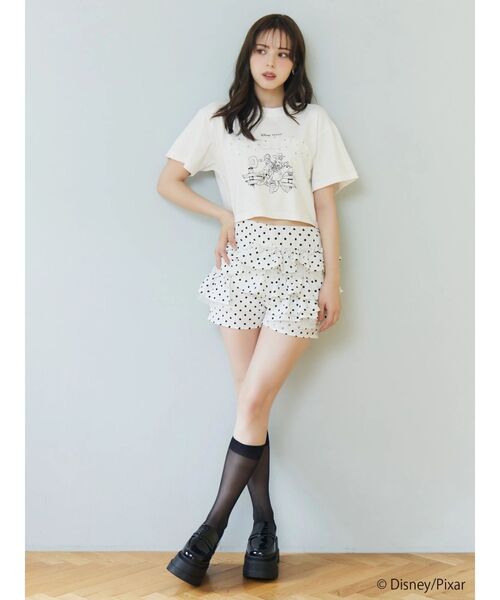 CALNAMUR（カルナムール）の「【TOY STORY】パッチワークロゴＴシャツ（Tシャツ/カットソー・レディース・ホワイト/イエロー・FREE）」の13枚目の写真