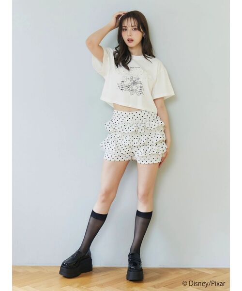 CALNAMUR（カルナムール）の「【TOY STORY】パッチワークロゴＴシャツ（Tシャツ/カットソー・レディース・ホワイト/イエロー・FREE）」の14枚目の写真