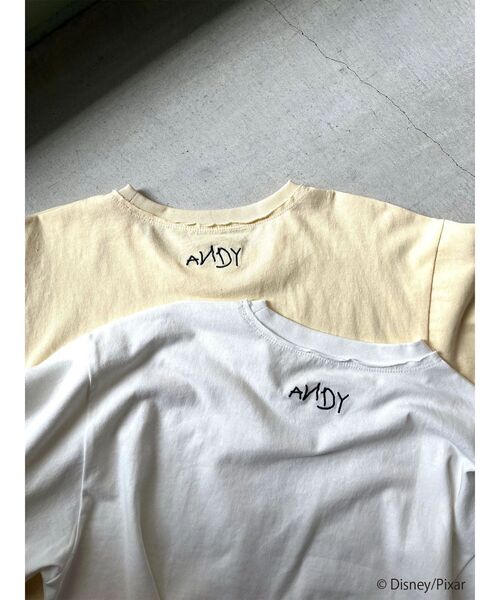 CALNAMUR（カルナムール）の「【TOY STORY】パッチワークロゴＴシャツ（Tシャツ/カットソー・レディース・ホワイト/イエロー・FREE）」の19枚目の写真
