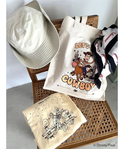 CALNAMUR（カルナムール）の「【TOY STORY】パッチワークロゴＴシャツ（Tシャツ/カットソー・レディース・ホワイト/イエロー・FREE）」の20枚目の写真