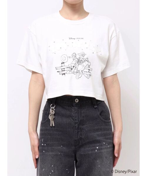 CALNAMUR（カルナムール）の「【TOY STORY】パッチワークロゴＴシャツ（Tシャツ/カットソー・レディース・ホワイト/イエロー・FREE）」の22枚目の写真