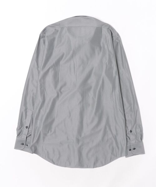 TAKA-Q(タカキュー)の「ワイシャツ メンズ 長袖 ノンアイロン ストレッチ 吸水速乾 ボタンダウン ビジネス ドレス ニット NEWスタンダードフィット(ビジネスシャツ・メンズ・ブラック・首回り39cm-裄丈80cm/首回り39cm-裄丈84cm/首回り43cm-裄丈86cm/首回り43cm-裄丈82cm/首回り41cm-裄丈86cm/首回り41cm-裄丈82cm/首回り45cm-裄丈86cm/首回り37cm-裄丈80cm)」の3枚目の写真