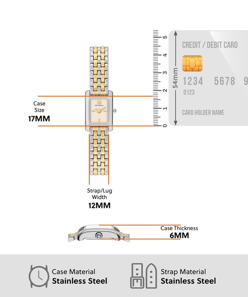 TORY BURCH（トリーバーチ）の「トリーバーチ 腕時計 レディース アナログ ステンレス TBW1162（アナログ腕時計・レディース・マルチ・FREE）」の5枚目の写真