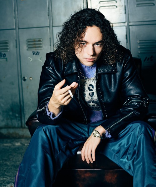 glamb(グラム)の「Synth Leather Studs Jacket / シンセレザースタッズジャケット(その他アウター・メンズ・ワイン/カーキ/ブラック・S/M/L)」の8枚目の写真