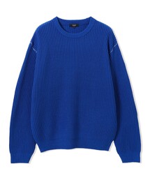 カタアゼ クルーネック ニット