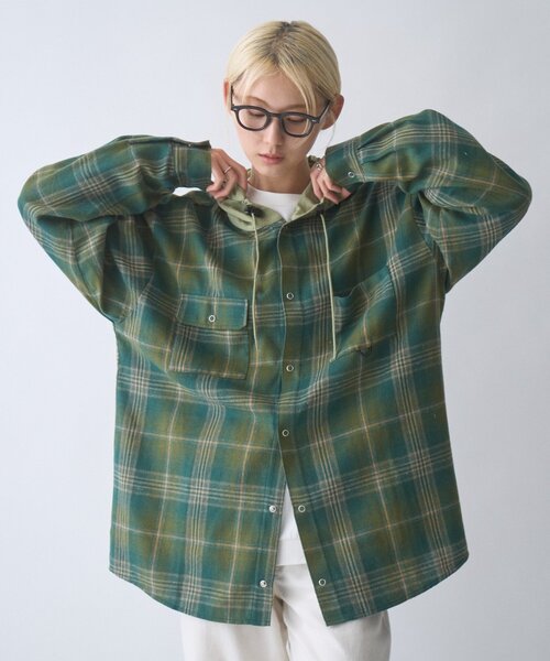 (ZOZO限定) Nylon‑fold шапка‑пак (палантино‑капюшон)