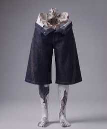 WISM（ウィズム）の「NVRFRGT / ネヴァーフォーゲット WISM 別注 3D WIDELEG JORTS（その他パンツ）」