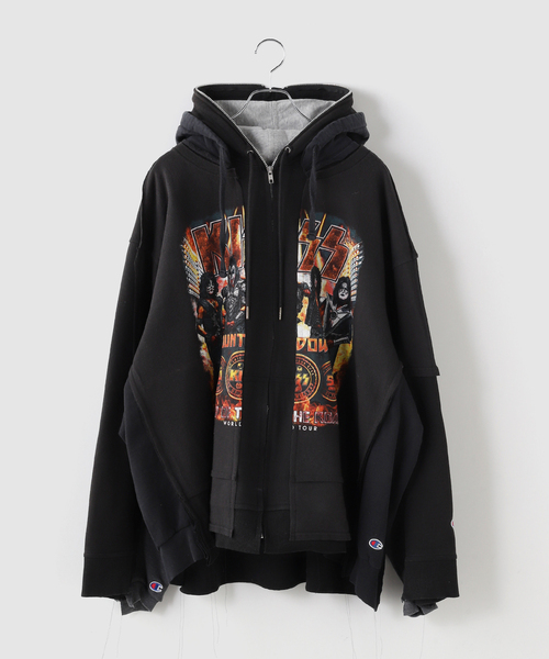 DISCOVERED / ディスカバード Band Tee Sweat Hoodie（パーカー