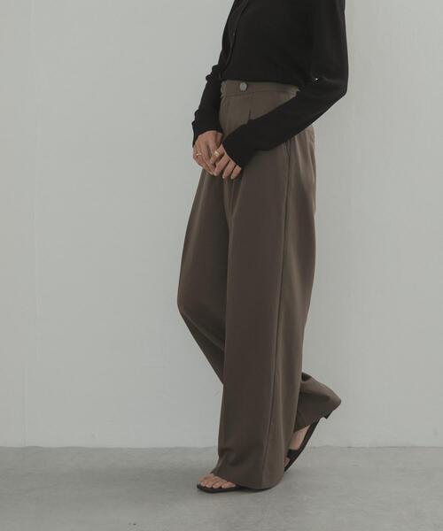URBAN RESEARCH DOORS(アーバンリサーチドアーズ)の「ボタンポイントパンツ(その他パンツ・レディース・ブラック/カーキ・MEDIUM/SMALL)」の14枚目の写真