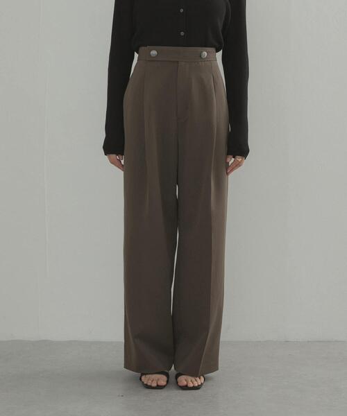 URBAN RESEARCH DOORS(アーバンリサーチドアーズ)の「ボタンポイントパンツ(その他パンツ・レディース・ブラック/カーキ・MEDIUM/SMALL)」の12枚目の写真