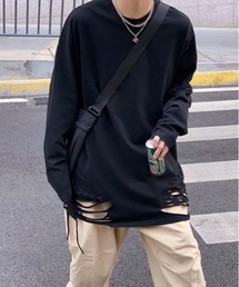 DSダメージデザインロンT