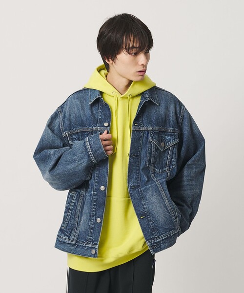 NICE WEATHER（ナイスウェザー）の「＜NICE WEATHER＞デニムジャケット（デニムジャケット・メンズ・ブラック/ネイビー・S/L/XS/M）」の20枚目の写真