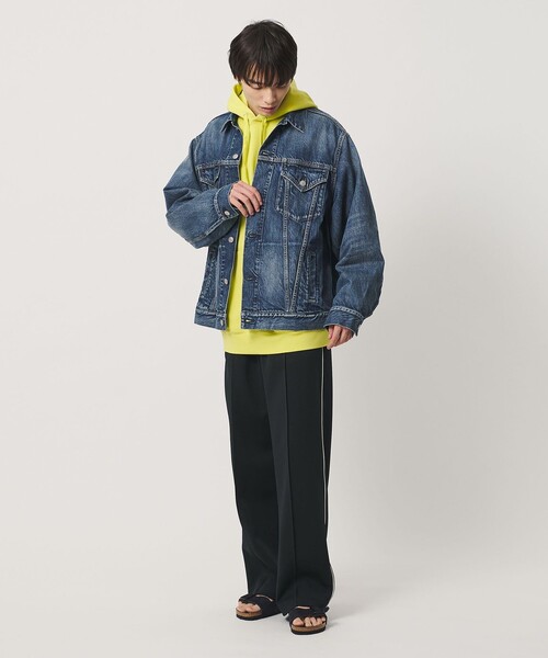 NICE WEATHER（ナイスウェザー）の「＜NICE WEATHER＞デニムジャケット（デニムジャケット・メンズ・ブラック/ネイビー・S/L/XS/M）」の22枚目の写真