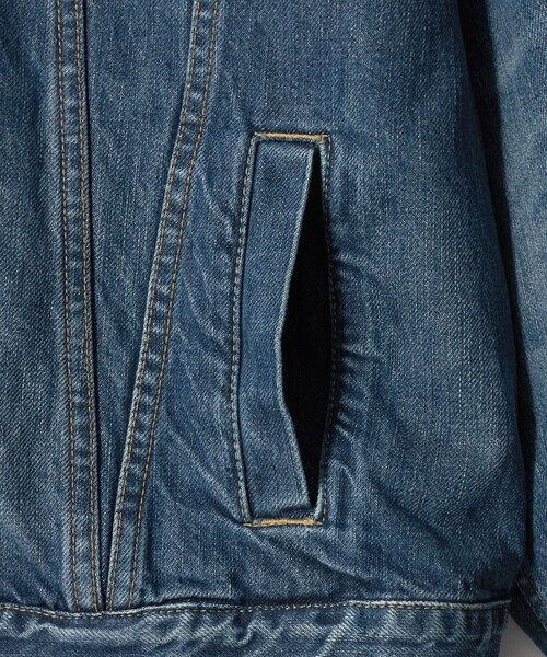 NICE WEATHER（ナイスウェザー）の「＜NICE WEATHER＞デニムジャケット（デニムジャケット・メンズ・ブラック/ネイビー・S/L/XS/M）」の9枚目の写真