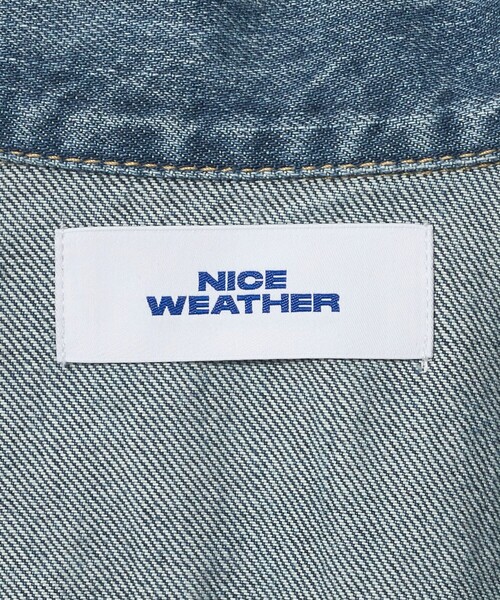 NICE WEATHER（ナイスウェザー）の「＜NICE WEATHER＞デニムジャケット（デニムジャケット・メンズ・ブラック/ネイビー・S/L/XS/M）」の8枚目の写真