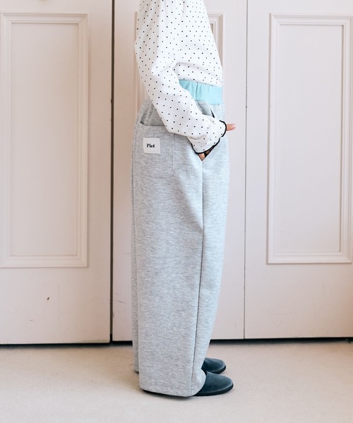 Piet(ピエット)の「ダブルウエスト ラメスウェットパンツ(スウェットパンツ・キッズ・グレー・110/120/130/100)」の16枚目の写真