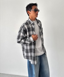 CANAL JEAN（キャナルジーン）の「Lakey Park　起毛チェックシャツ（シャツ/ブラウス）」