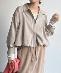 【WEB限定】ストライプバルーンシャツ