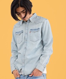 LEVI'S/リーバイス BARSTOW ウエスタン デニムシャツ レギュラーフィット ラウンドヘム カジュアル アメカジ 2026年秋冬 秋服