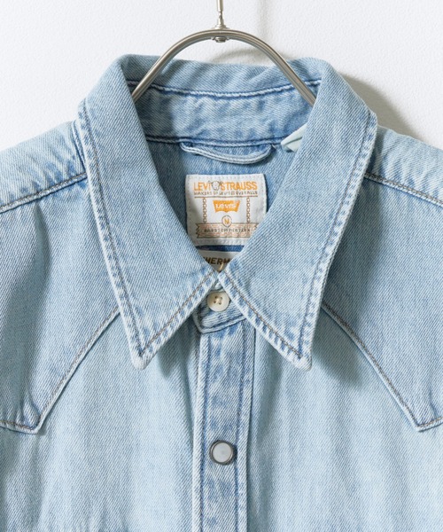Levi's(リーバイス)の「LEVI'S/リーバイス BARSTOW ウエスタン デニムシャツ レギュラーフィット ラウンドヘム カジュアル アメカジ 2026年秋冬 秋服(シャツ/ブラウス・メンズ・ライトブルー/インディゴブルー・M/L/XL)」の10枚目の写真