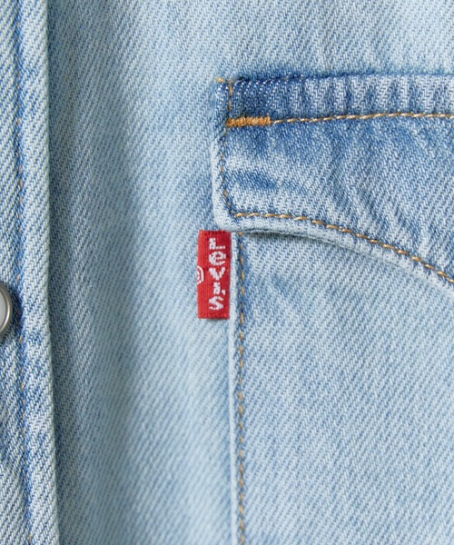 Levi's(リーバイス)の「LEVI'S/リーバイス BARSTOW ウエスタン デニムシャツ レギュラーフィット ラウンドヘム カジュアル アメカジ 2026年秋冬 秋服(シャツ/ブラウス・メンズ・ライトブルー/インディゴブルー・M/L/XL)」の9枚目の写真
