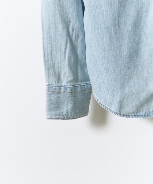 Levi's(リーバイス)の「LEVI'S/リーバイス BARSTOW ウエスタン デニムシャツ レギュラーフィット ラウンドヘム カジュアル アメカジ 2026年秋冬 秋服(シャツ/ブラウス・メンズ・ライトブルー/インディゴブルー・M/L/XL)」の7枚目の写真