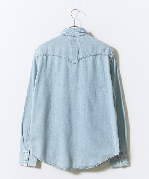 Levi's(リーバイス)の「LEVI'S/リーバイス BARSTOW ウエスタン デニムシャツ レギュラーフィット ラウンドヘム カジュアル アメカジ 2026年秋冬 秋服(シャツ/ブラウス・メンズ・ライトブルー/インディゴブルー・M/L/XL)」の6枚目の写真