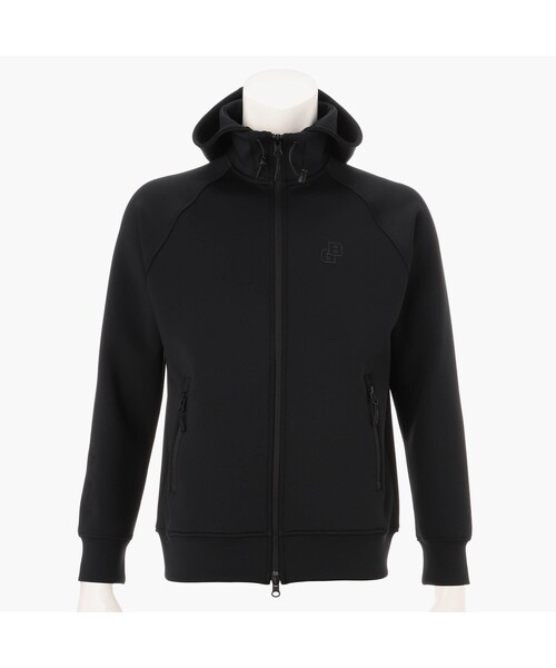 BRIEFING(ブリーフィング)の「【BRIEFING GOLF/ブリーフィングゴルフ】MEN’S STITCHED 3D LOGO PARKA(パーカー・メンズ・チャコール/ブラック・M/XL/L)」の2枚目の写真