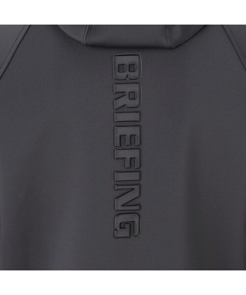 BRIEFING(ブリーフィング)の「【BRIEFING GOLF/ブリーフィングゴルフ】MEN’S STITCHED 3D LOGO PARKA(パーカー・メンズ・チャコール/ブラック・M/XL/L)」の11枚目の写真