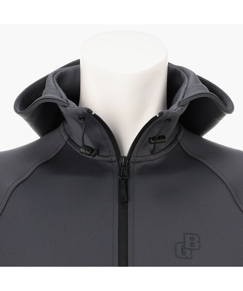 BRIEFING(ブリーフィング)の「【BRIEFING GOLF/ブリーフィングゴルフ】MEN’S STITCHED 3D LOGO PARKA(パーカー・メンズ・チャコール/ブラック・M/XL/L)」の12枚目の写真