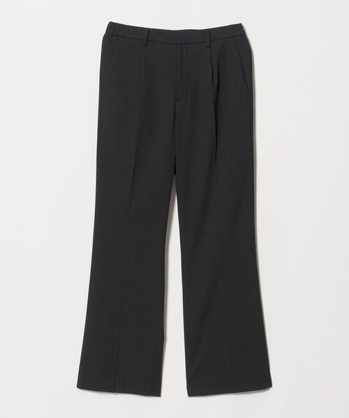 A DAY IN THE LIFE UNITED ARROWS(アデイインザライフユナイテッドアローズ)の「ブラック ツイル セミワイドパンツ ‐セットアップ対応・ウォッシャブル‐ <A DAY IN THE LIFE>(その他パンツ・レディース・ブラック・40/38)」の1枚目の写真